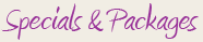 Specials & Packages